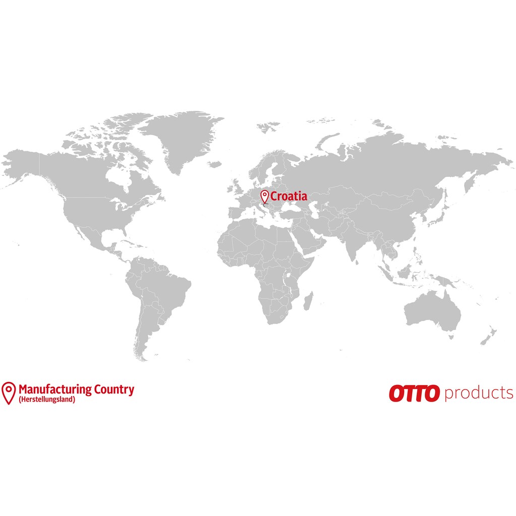 OTTO products Esstisch »Lennard«, aus massiver geölter Wildeiche, mit veganem und zertifizierten Bio-Öl behandelt, rechteckige Tischplatte, mit Schweizer Kante und Holzkufengestell