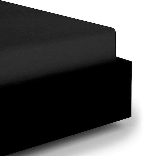 Heckett & Lane Spannbettlaken »Elementi« Laken Aus 100% Baumwolle, Hochwertiges Mako-Satin, Betttuch Ab 90x200