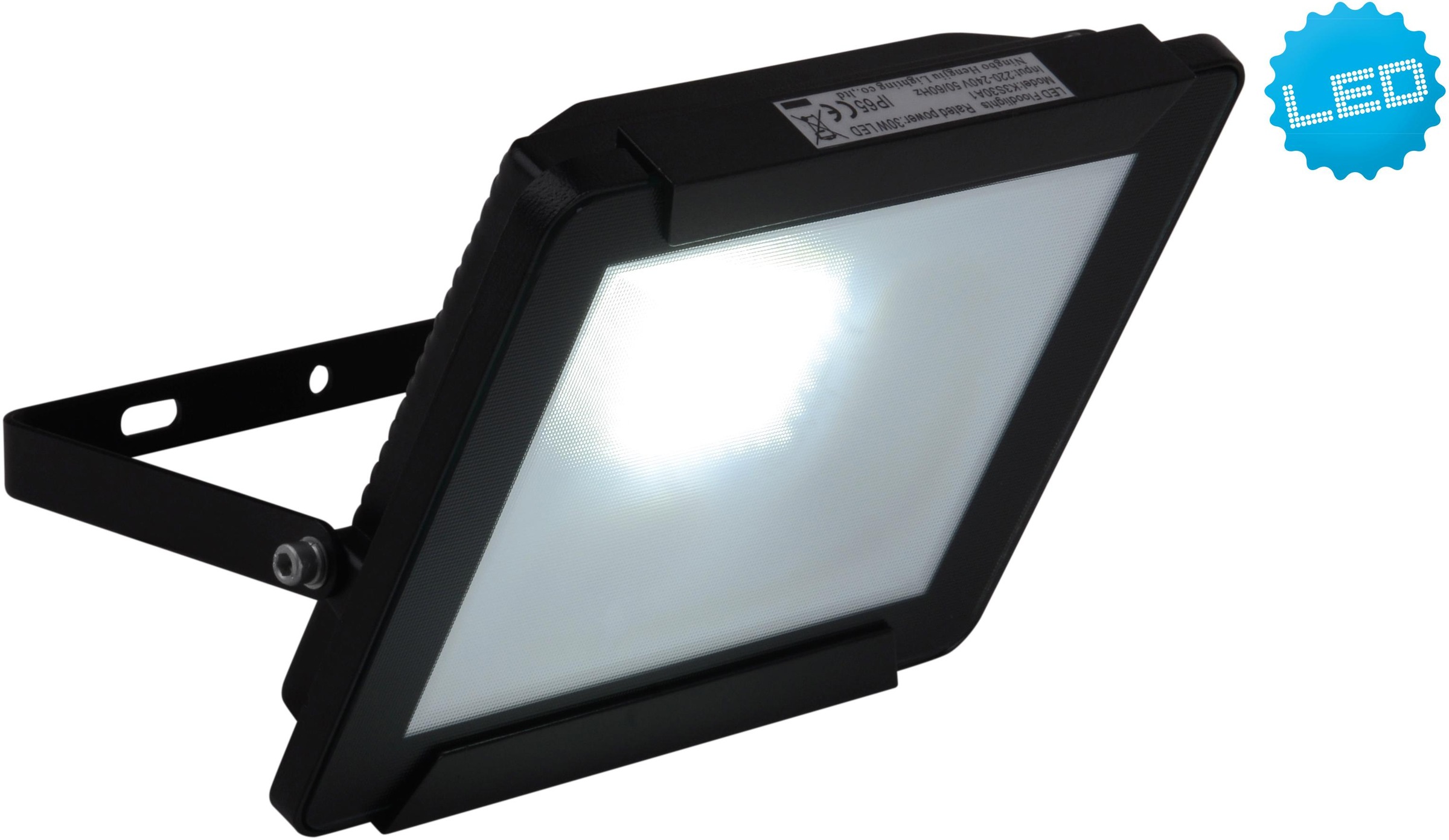 näve LED Außen-Wandleuchte »STRAHLER«, Leuchtmittel LED-Board | LED fest integriert, LED Außen- Wandleuchte, 42x SMD 2835 LED; total 30W,kaltweiß