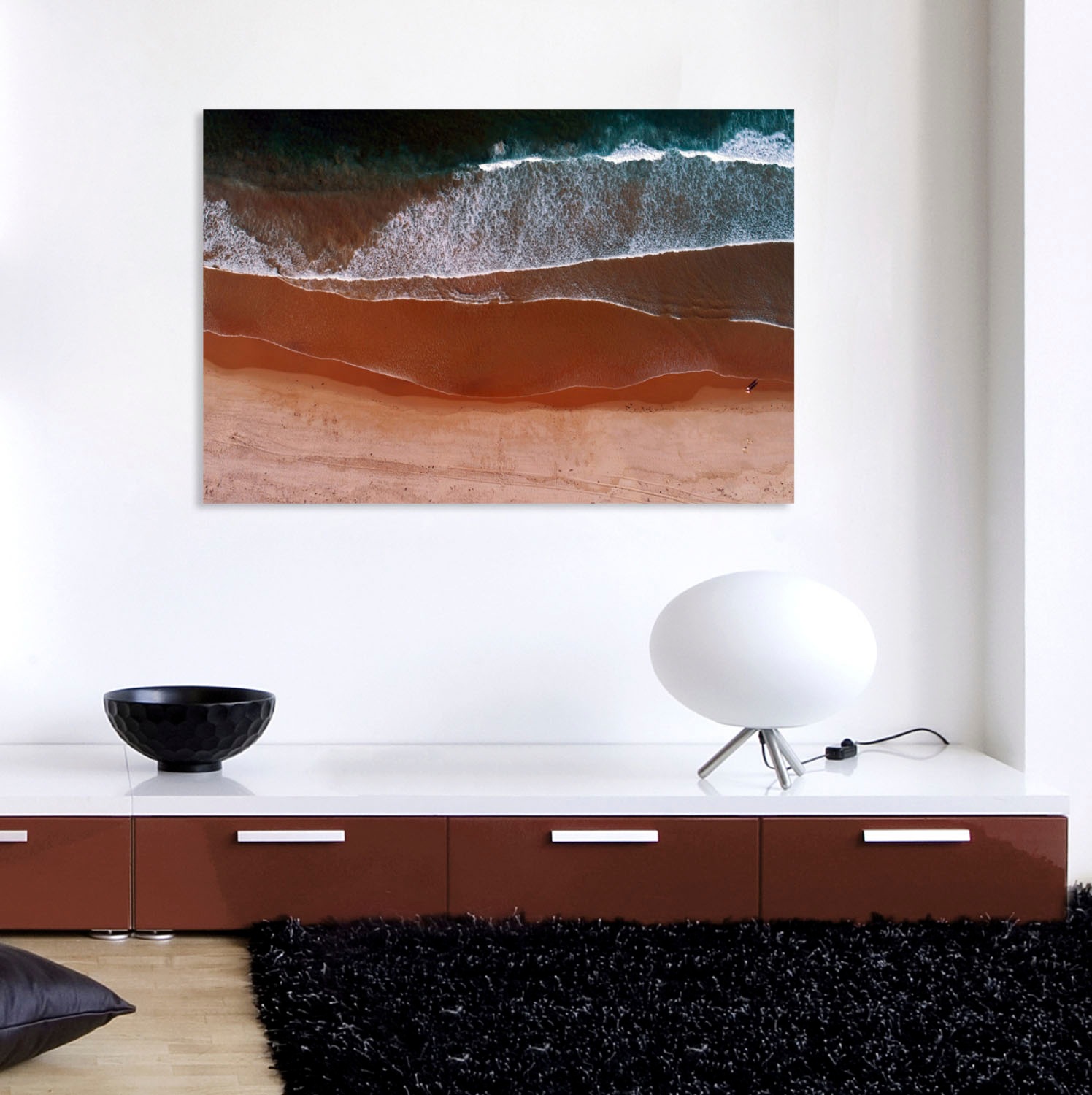 queence Acrylglasbild »Strand«, Strand-Strandbilder-Meer-Meer Bilder, Fine günstig online kaufen