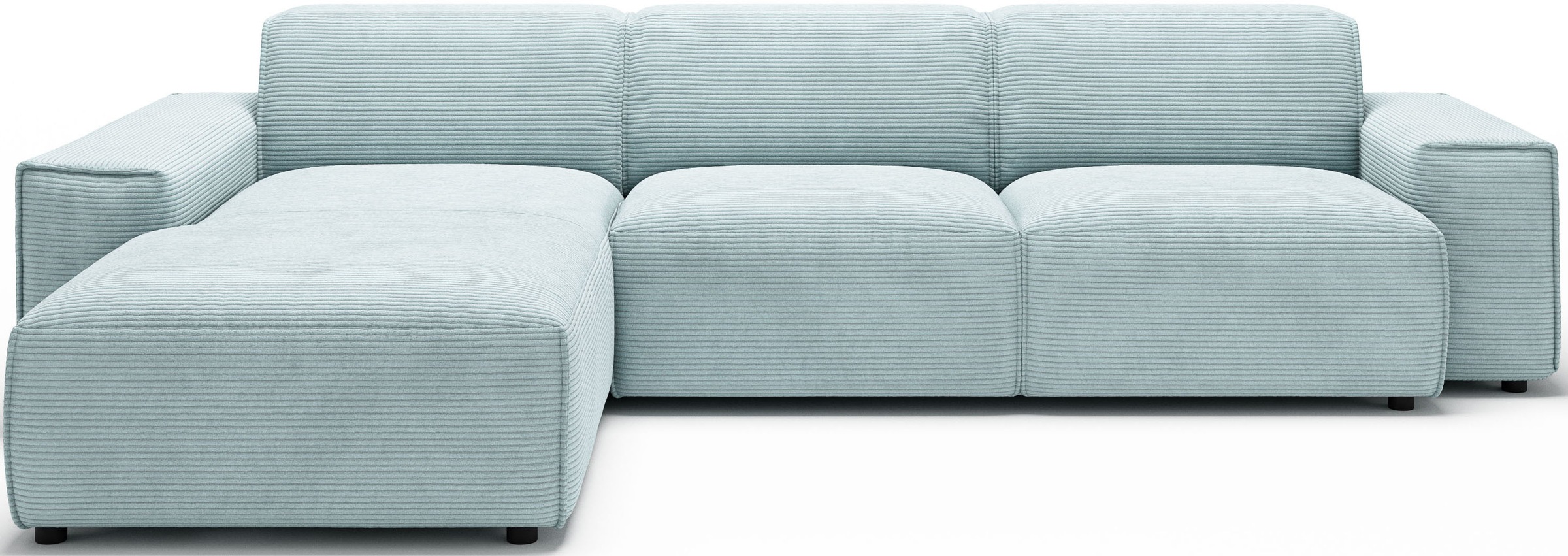 andas Ecksofa »Glimminge auch in Breitcord, Feincord, Bouclé + Easy care-Bezug«, L-Form, Breite 294, Zierkissen