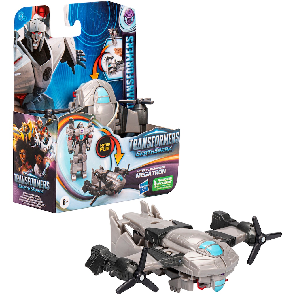 Hasbro Actionfigur »Transformers EarthSpark, 1-Step Flip Changer Megatron«