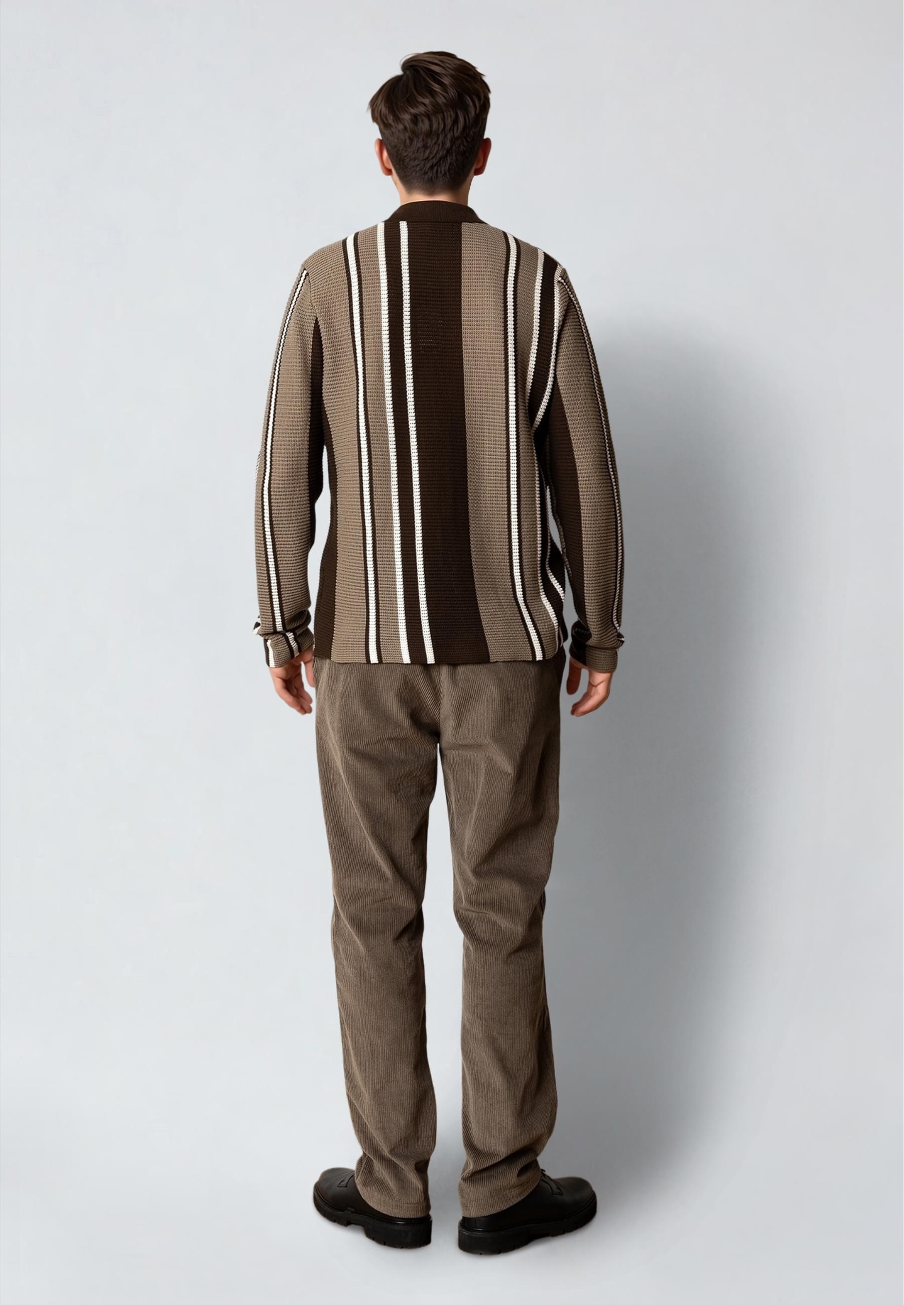 Clean Cut Copenhagen Strickfleecejacke »Clean Cut Copenhagen Buckley Cardigan« 1 Stk. tlg. ohne Kapuze