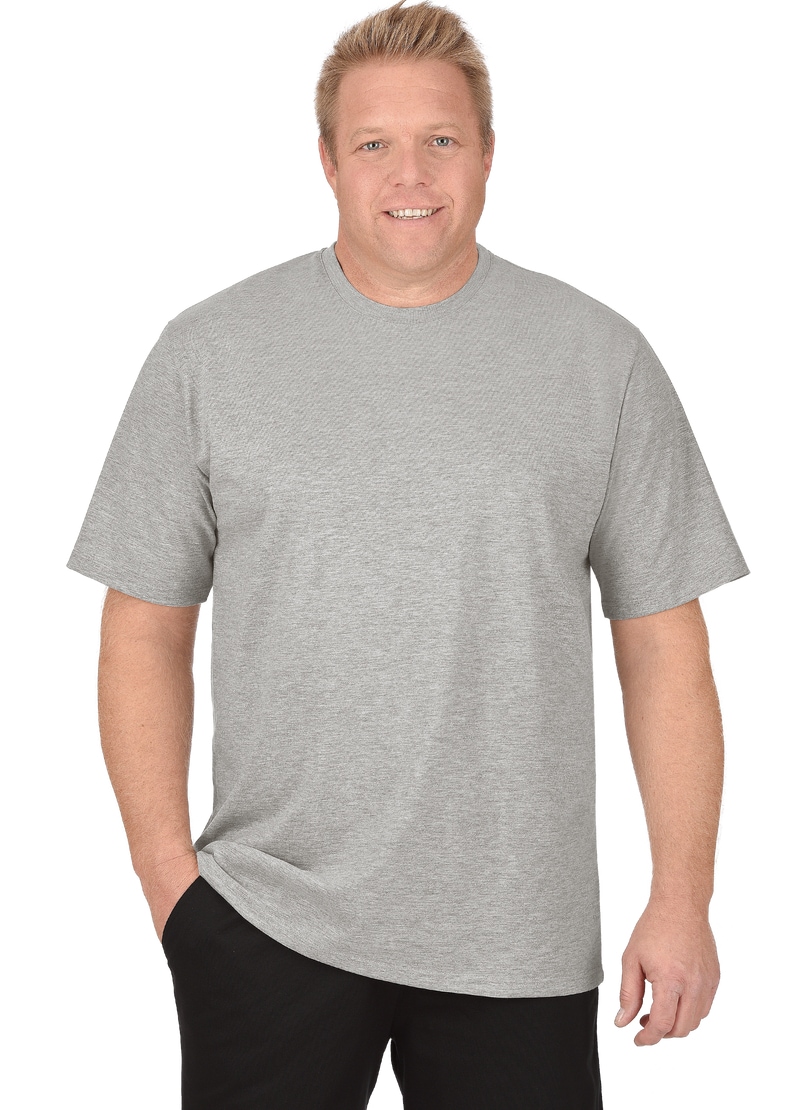 Trigema T-Shirt »TRIGEMA T-Shirt DELUXE Baumwolle«, (1 tlg.)