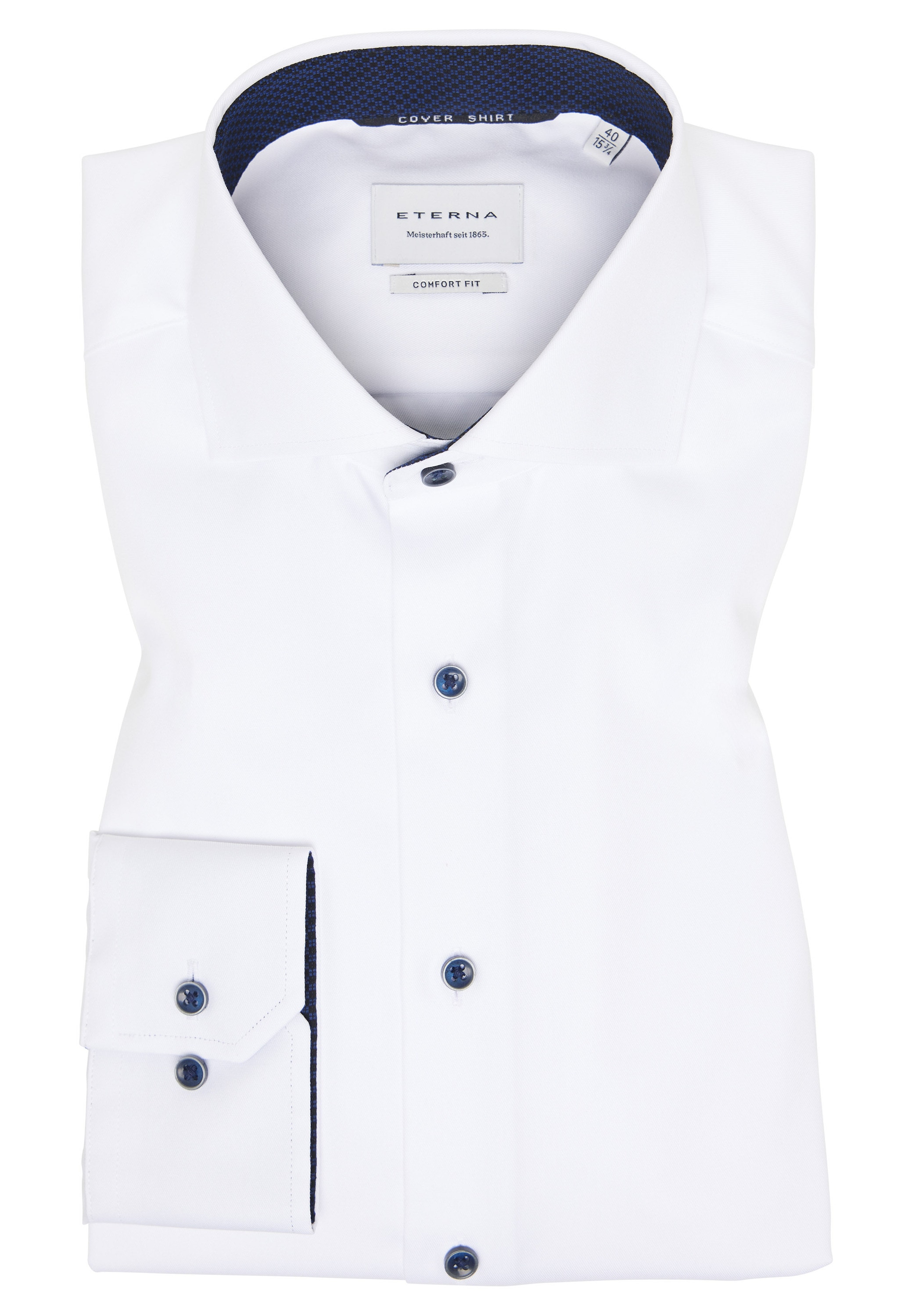 Eterna Langarmhemd »COMFORT FIT«, NON IRON (bügelfrei)
