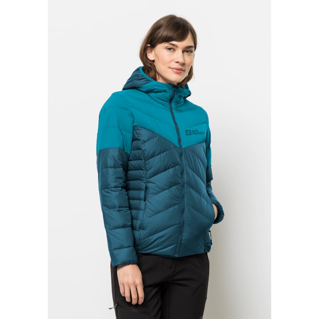 Jack Wolfskin Daunenjacke »TUNDRA DOWN HOODY W«, mit Kapuze