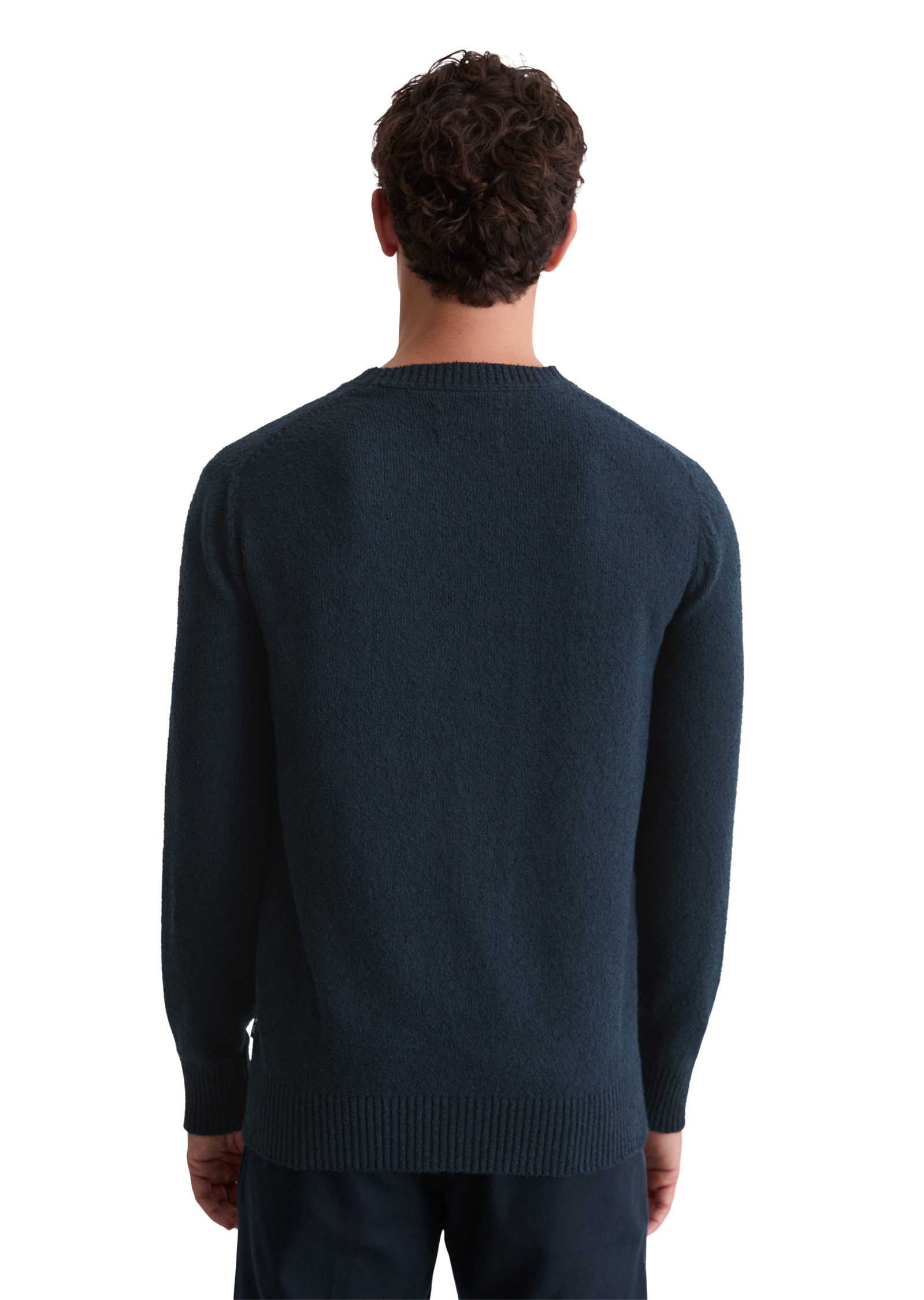 Marc O'Polo Rundhalspullover »regular aus Bio-Baumwoll-Mix-Boucle«