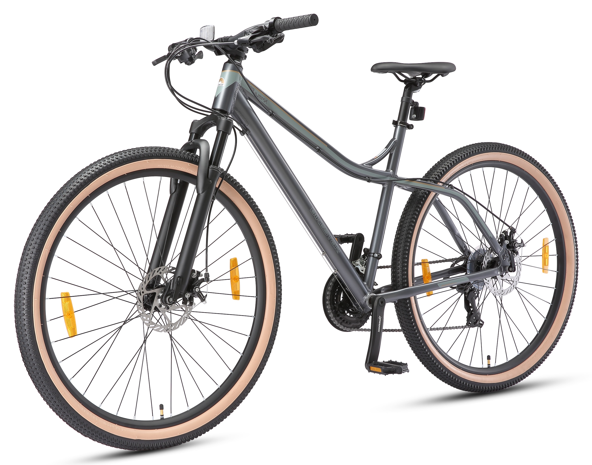 Bikestar Mountainbike 21 Gang Shimano RD-TY300 Schaltwerk Kettenschaltung für Damen und Herren, Kettenschaltung
