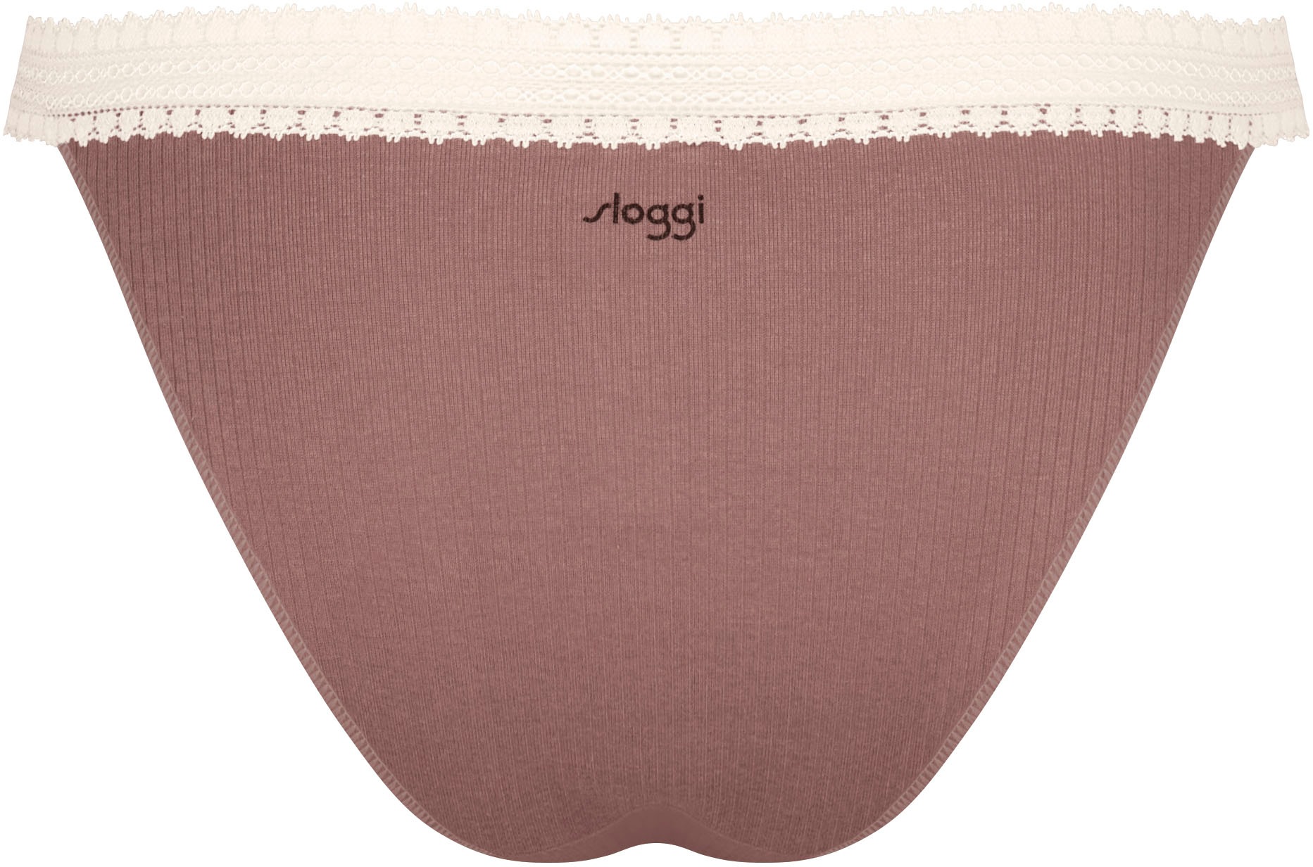 sloggi Slip »GO Ribbed R Tanga C2P«, (2er Pack), Rippstruktur