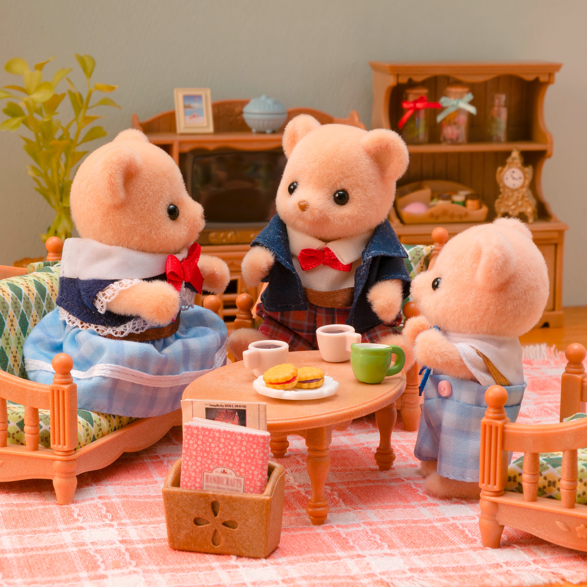 Sylvanian Families Spielfigur »Biscuit Bären Familie (5851)«