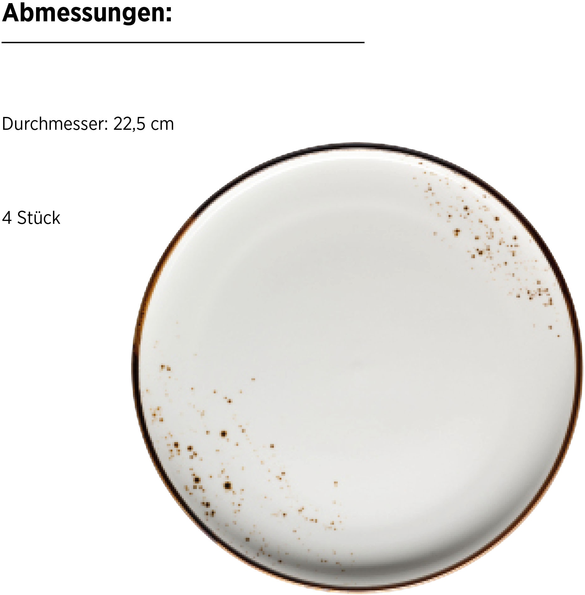MÄSER Kombiservice »PINTAR, Kombiservice, Porzellan«, (Set, 16 tlg.), Geschirr-Set, Service