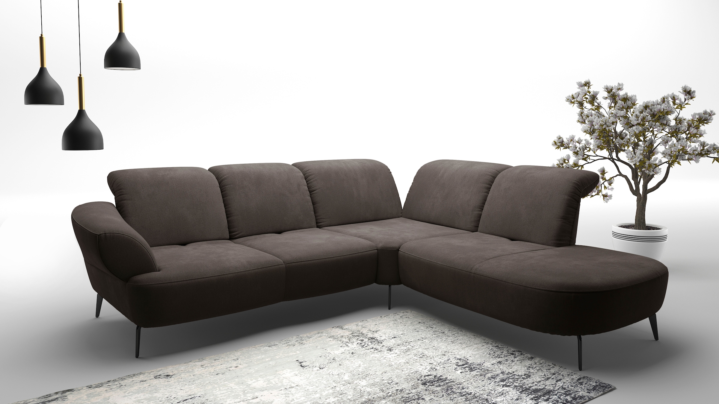 sit&more Ecksofa »Dance, L-Form, inkl. Sitztiefenverstellung« inkl. Click&S günstig online kaufen