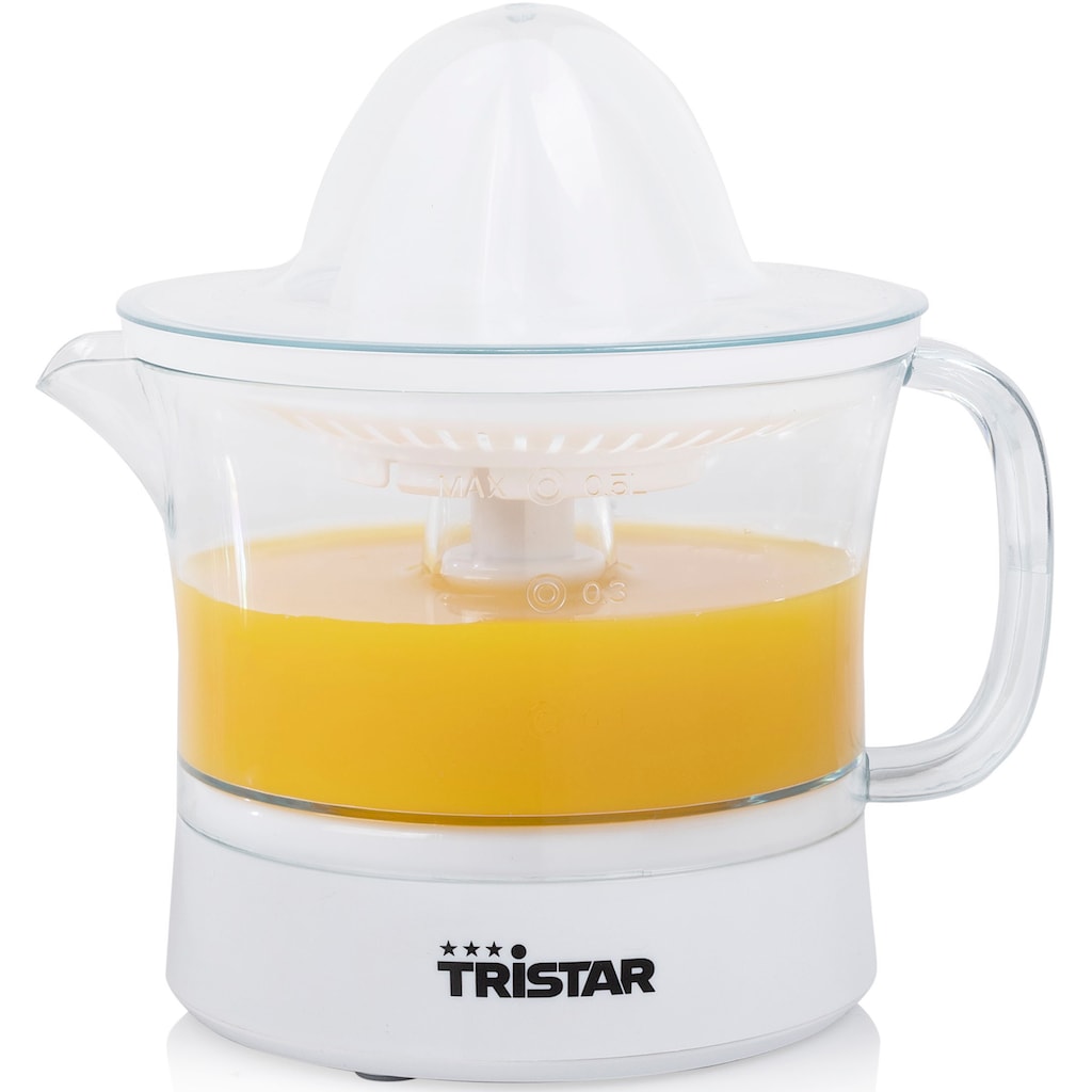 Tristar Zitruspresse »CP-3005«, 25 W, 0,5 Liter Inhalt, 2 Presskegel-Größen für jede Citrusfrucht, 25 Watt