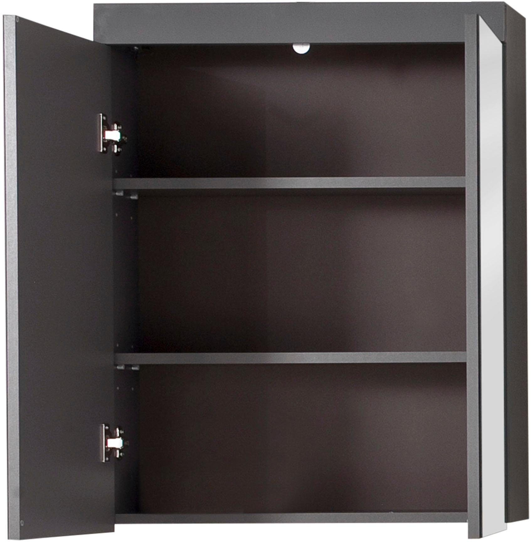 INOSIGN Spiegelschrank »Avena«, Badezimmerschrank wahlweise mit LED-Beleuchtung - (B/T/H) 60/17/77 cm