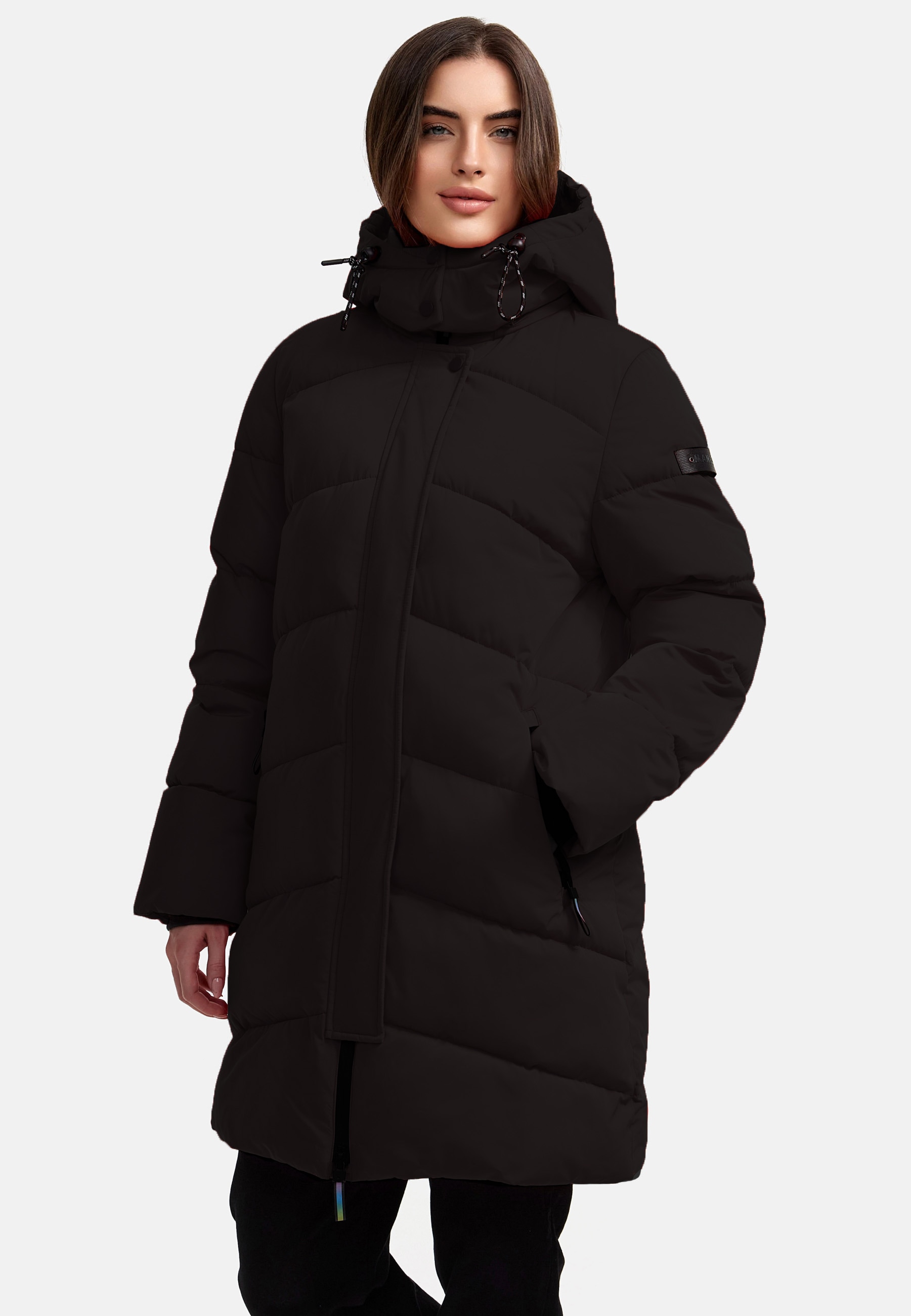 MANISA Steppmantel mit Kapuze