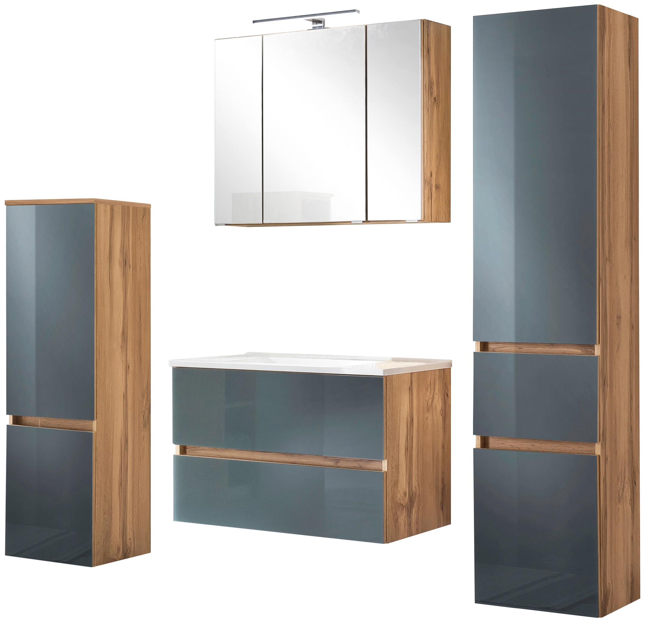 welltime Badezimmer-Set »Horki« Set, 4 Stk. tlg. günstig online kaufen