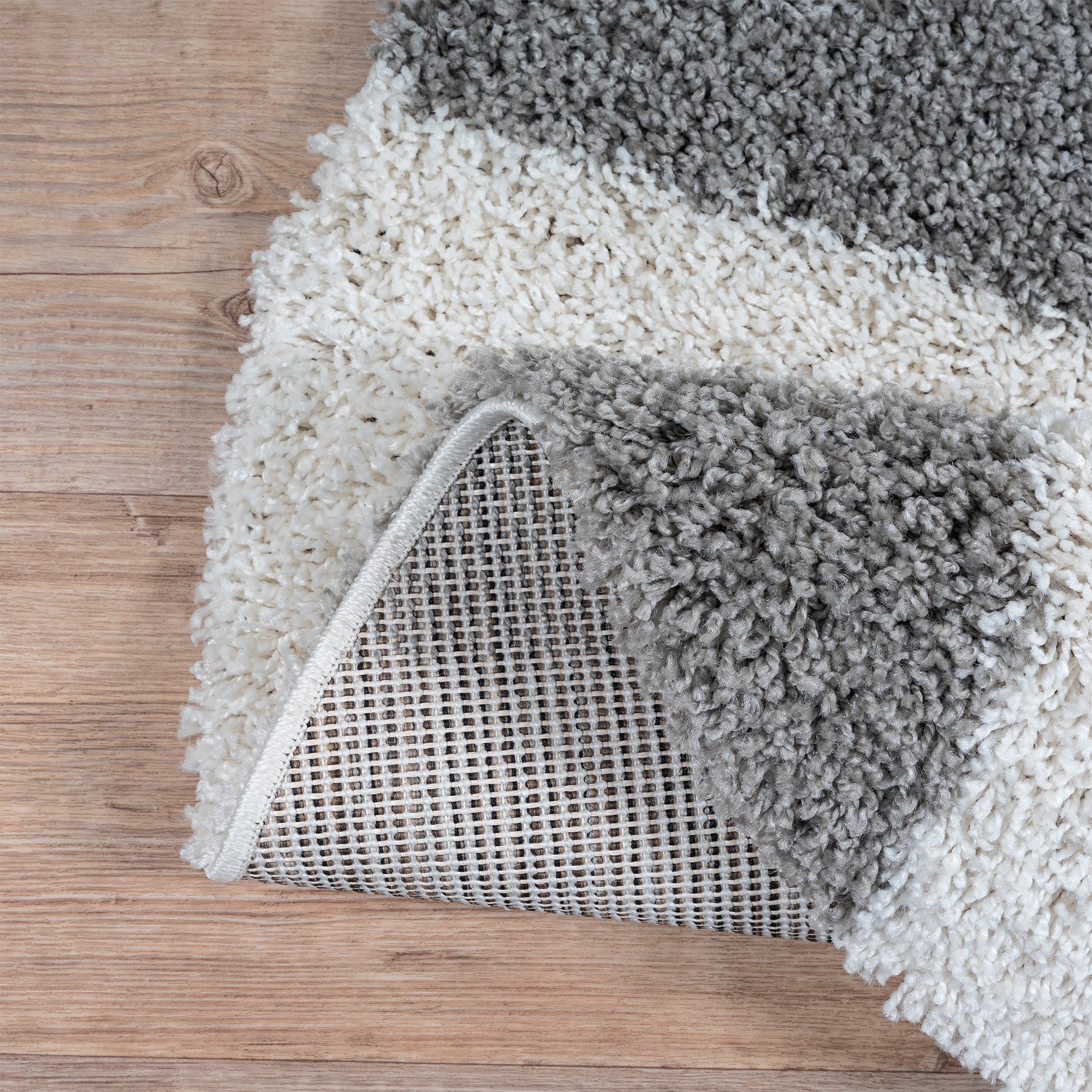 Sanat Hochflor-Teppich »Milano 1250«, rund, 30 mm Höhe, Hochflor, Wohnzimmer, Schlafzimmer, fussbodenheizungsgeeignet
