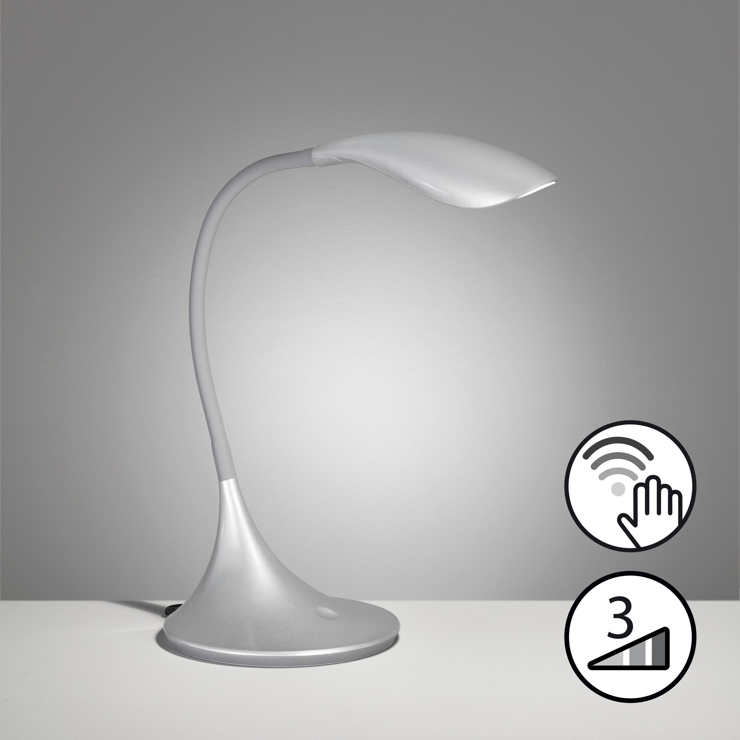 FISCHER & HONSEL Tischleuchte »Nil«, 1 flammig, Leuchtmittel LED-Modul   LE günstig online kaufen