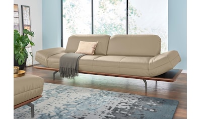 hülsta sofa 3-Sitzer »hs.420«, in 2 Qualitäten, Holzrahmen in Eiche Natur oder Nußbaum kaufen