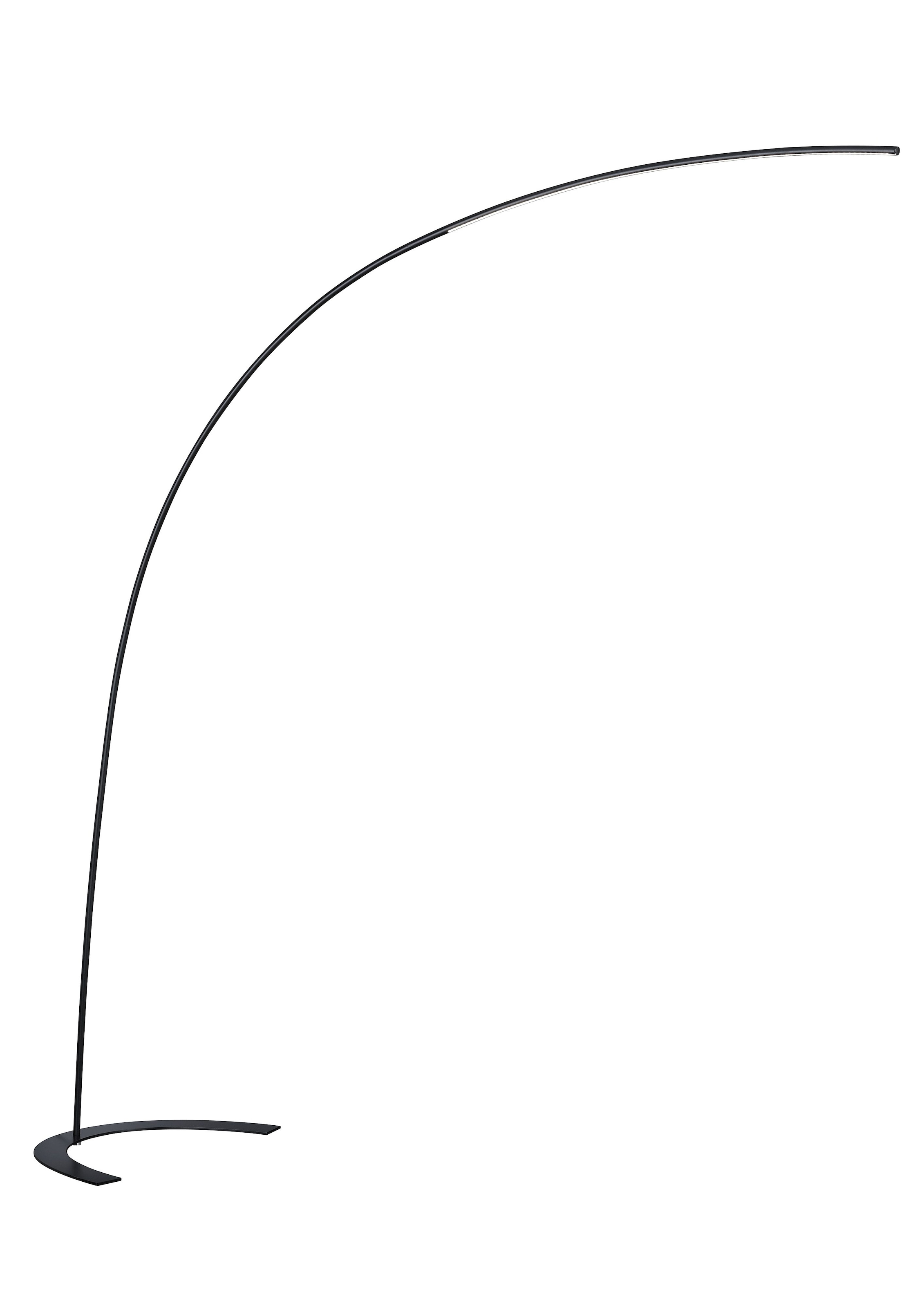 TRIO Leuchten LED Bogenlampe »SHANGHAI« LED-Board 1 Stk. Warmweiß mit Fußdimmer