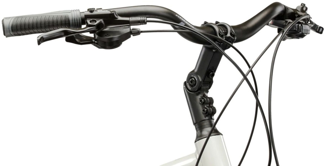 Kross Trekkingrad »KROSS Herren-Trekkingrad 28" Trans 5.0 Grau 18 Gänge 2026« 18 Gang Shimano CUES U3020 Schaltwerk Kettenschaltung