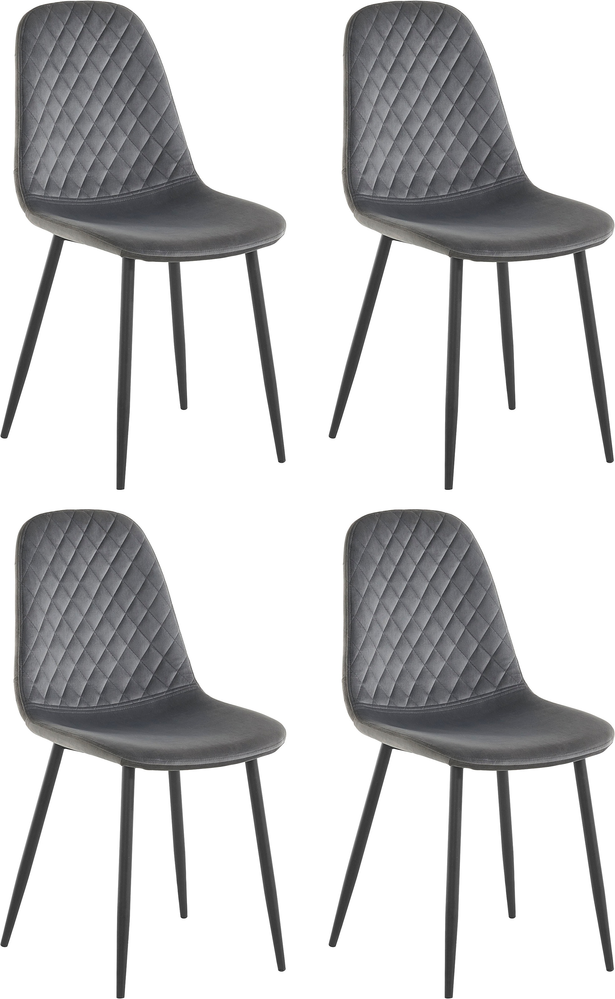 HELA Esszimmerstuhl »Sabrina«, (Set), 4 St., Samtvelours, 2 und 4 Stück, Kü günstig online kaufen