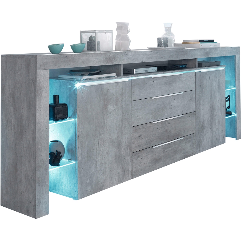 borchardt Möbel Sideboard »Lima«, (192 oder 220 cm)