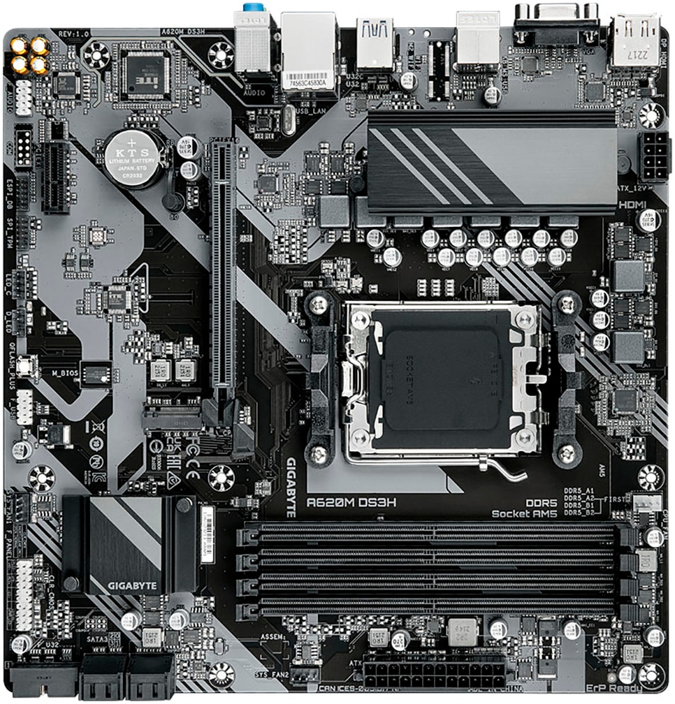 Gigabyte Mainboard »A620M DS3H«